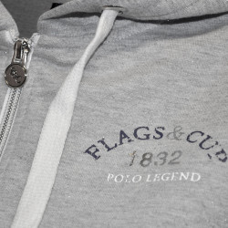 Damen-Sweatshirt Ona Flags & Cup Grigio melange Damen-Sweatshirt Ona Flags & Cup Grigio melange