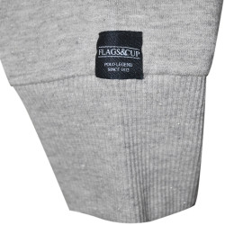 Damen-Sweatshirt Ona Flags & Cup Grigio melange Damen-Sweatshirt Ona Flags & Cup Grigio melange