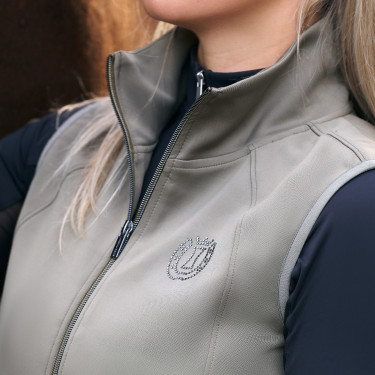 Gilet senza maniche Imperial Riding Sporty Air donna Oliva chiaro Verde