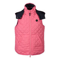 Gilet senza maniche reversibile HKM Maui bambino Fucsia / blu navy Rosa