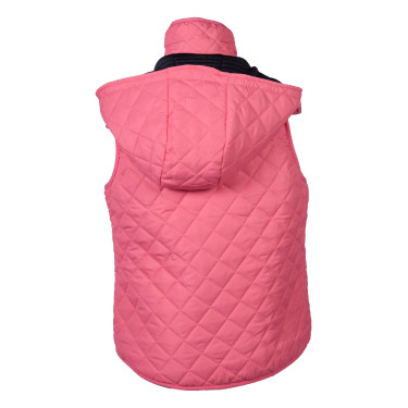 Gilet senza maniche reversibile HKM Maui bambino Fucsia / blu navy Rosa
