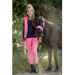 Gilet senza maniche reversibile HKM Maui bambino Fucsia / blu navy Rosa