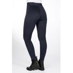 Leggings HKM Isabella con grip in silicone a fondo intero Blu profondo Leggings HKM Isabella con grip in silicone a fondo intero Blu profondo