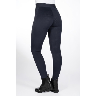 Leggings HKM Isabella con grip in silicone a fondo intero Blu profondo Leggings HKM Isabella con grip in silicone a fondo intero Blu profondo