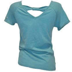 T-shirt donna Amaluza Flags & Cup Verde celadon