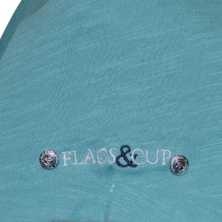 T-shirt donna Amaluza Flags & Cup Verde celadon