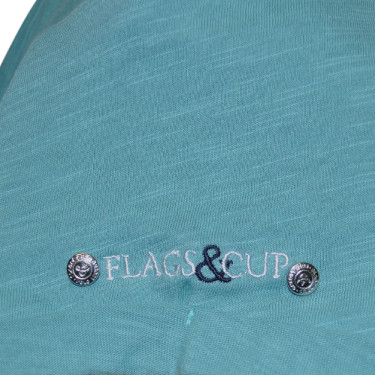 T-shirt donna Amaluza Flags & Cup Verde celadon