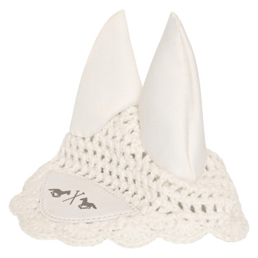 Cuffia anti-mosche Hobby Horse HV Polo Ruby Bianco