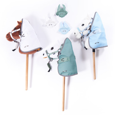 Cuffia anti-mosche Hobby Horse HV Polo Ruby Bianco