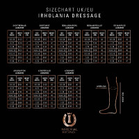 Stivali da equitazione Imperial Riding Olania Deluxe Dressage Corti/Larghi Marrone scuro