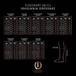 Stivali da equitazione Imperial Riding Olania Deluxe Dressage Corti/Larghi Marrone scuro