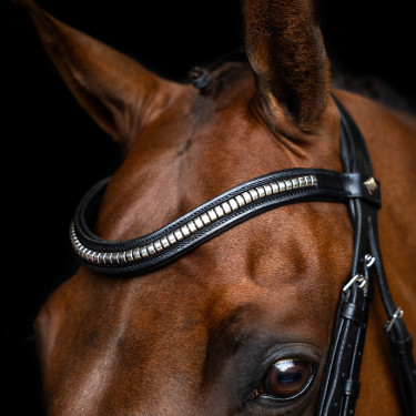 Briglia con capezzina messicana Imperial Riding Nero