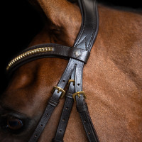 Briglia con capezzina messicana Imperial Riding Nero