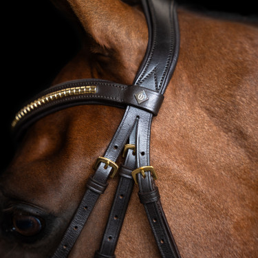 Briglia con capezzina messicana Imperial Riding Marrone scuro Briglia con capezzina messicana Imperial Riding Marrone scuro