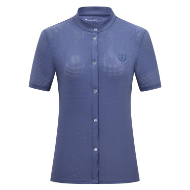 Camicia a maniche corte Imperial Riding Merial da donna Campanula Blu