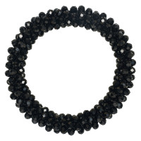 Elastico per capelli con strass Imperial Riding Nero