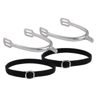 Speroni per bambini Imperial Riding Basic 15 mm punta quadrata Argento