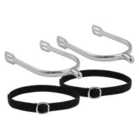 Speroni da uomo Imperial Riding Basic 15 mm punta tonda Argento