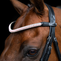 Frontalino Imperial Riding Beads Rosa chiaro