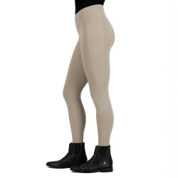 Leggings da equitazione Euro-Star Empower grip al ginocchio donna Beige