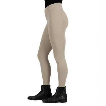 Leggings da equitazione Euro-Star Empower grip al ginocchio donna Beige