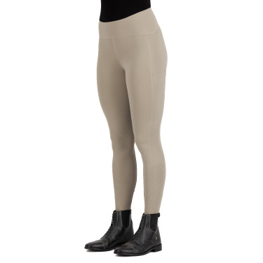 Leggings da equitazione Euro-Star Empower grip al ginocchio donna Beige