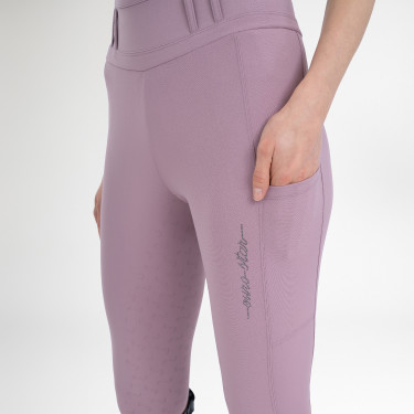 Leggings da equitazione Euro-Star Eres FullGrip donna Sambuco Marrone