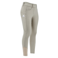 Leggings da equitazione Euro-Star Maxi FullGrip Kids Tan Grigio