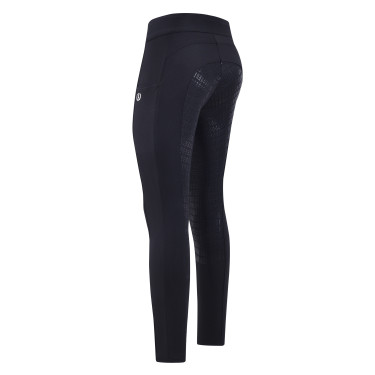 Leggings da equitazione da donna Imperial Riding Basic FullGrip Nero