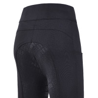 Leggings da equitazione Imperial Riding Basic FullGrip Kids Nero