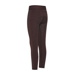 Leggings da equitazione Imperial Riding Basic FullGrip Kids Cioccolato Marrone
