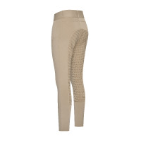 Leggings da equitazione Imperial Riding Basic Glam FullGrip donna Grigio / sabbia