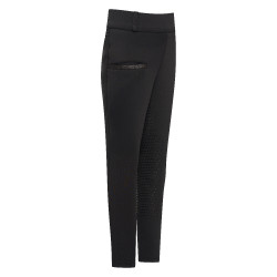 Leggings da equitazione Imperial Riding Comfi Sparks Summer FullGrip Bambini Nero