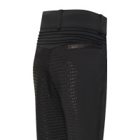 Leggings da equitazione Imperial Riding Comfi Sparks Summer FullGrip Bambini Nero
