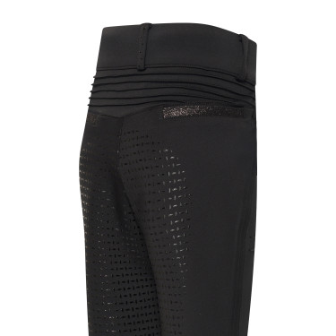 Leggings da equitazione Imperial Riding Comfi Sparks Summer FullGrip Bambini Nero