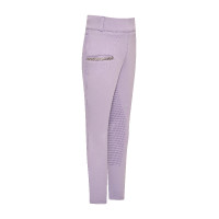 Leggings da equitazione Imperial Riding Comfi Sparks Summer FullGrip Bambini Glicina Viola