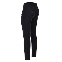 Leggings da equitazione Imperial Riding Sam FullGrip Kids Nero