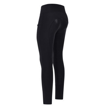 Leggings da equitazione Imperial Riding Sam FullGrip Kids Nero