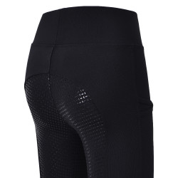 Leggings da equitazione Imperial Riding Sam FullGrip Kids Nero