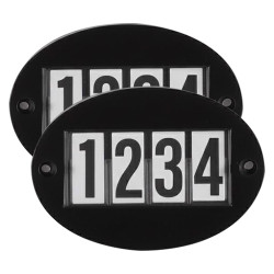 Numero di gara Imperial Riding Basic con spilla rapida in confezione da 2 Nero