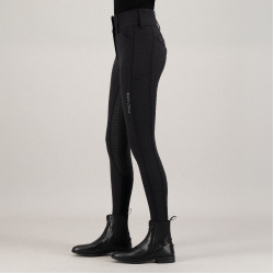 Pantaloni da equitazione Euro-Star Aurelle diamond FullGrip donna Nero