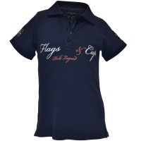 Polo bambino Omia Flags & Cup Blu navy