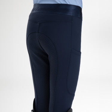 Pantaloni da equitazione Euro-Star Impressive FullGrip Kids Marina Blu marino