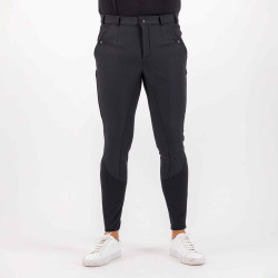Pantaloni da equitazione Euro-Star Marcel FullGrip da uomo Nero