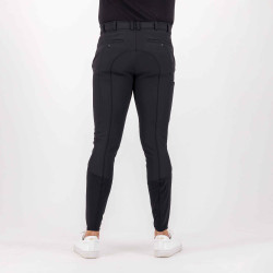 Pantaloni da equitazione Euro-Star Marcel FullGrip da uomo Nero