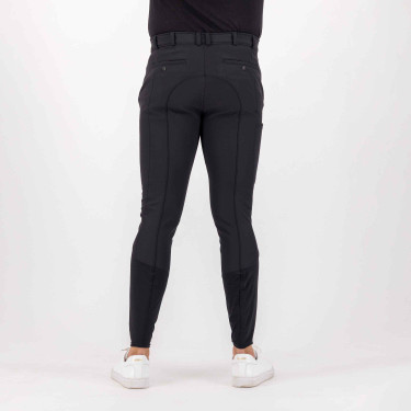 Pantaloni da equitazione Euro-Star Marcel FullGrip da uomo Nero