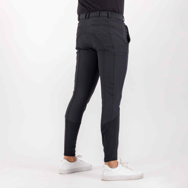 Pantaloni da equitazione Euro-Star Marcel FullGrip da uomo Nero