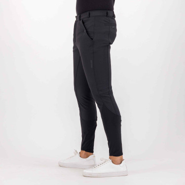 Pantaloni da equitazione Euro-Star Marcel FullGrip da uomo Nero