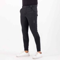 Pantaloni da equitazione Euro-Star Marcel FullGrip da uomo Nero