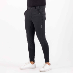 Pantaloni da equitazione Euro-Star Marcel FullGrip da uomo Nero